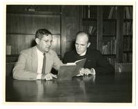 Photograph of Dr. Castañeda and Rev. Gibbons