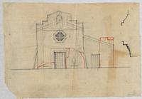 Mission Espíritu Santo de Zuñiga: restoration sketch