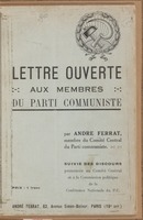 Lettre ouverte aux membres du Parti Communiste