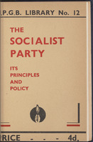 The Socialist Party, Its Principles and Policy